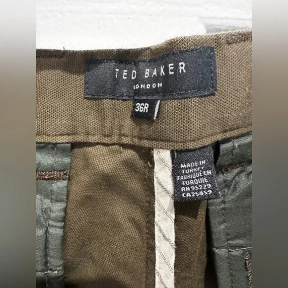 Ted Baker Green Genbee Casual‎ Relaxed Chinos 36R Men’s - Picture 7 of 11